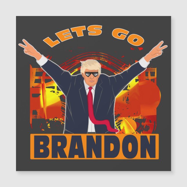 Let's Go Brandon Funny Anti Biden Trump Political  (Framsida)