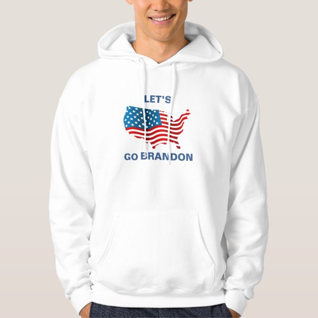 Lets Go Brandon Hoodie (Framsida)