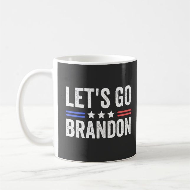 Let's Go Brandon Kaffemugg (Vänster)