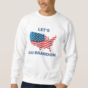 Lets Go Brandon Lång Ärmad Tröja