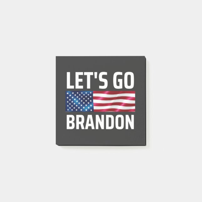 lets go brandon lets go brandon post-it block (Framsida)
