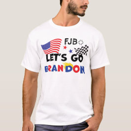 LETS GO BRANDON med TRUMP Hair T Shirt