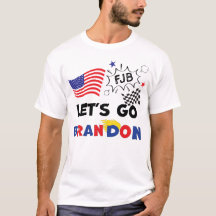 LETS GO BRANDON med Trump Hair