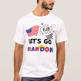 LETS GO BRANDON med Trump Hair T Shirt