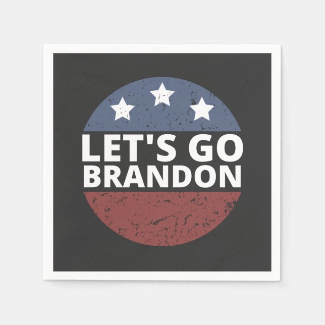 let's go brandon pappersservett (Framsidan)