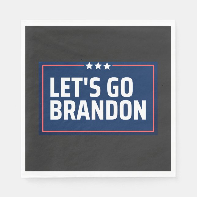 Let's Go Brandon Pappersservett (Framsidan)