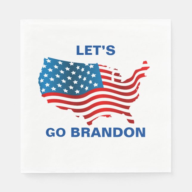 Lets Go Brandon Pappersservett (Framsidan)