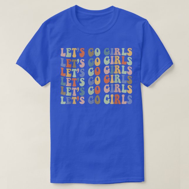 Let's Go Girls Bachelorette Party Country Girls Mu T Shirt (Design framsida)