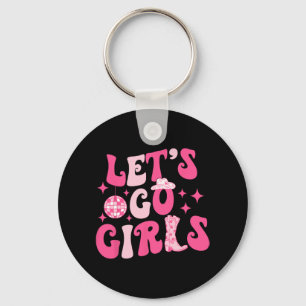 Let's Go Girls Brud Brudtärna Western Cowgirl Ba Nyckelring