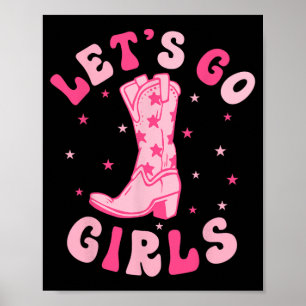 Let's Go Girls Brudtärna Brudgäng Nashville Ba Poster