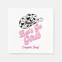 Let's Go Girls Nashville Rosa Systerfest Pappersservett