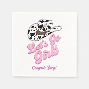 Let's Go Girls Nashville Rosa Systerfest Pappersservett