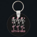 Let's Go Girls Western Skeleton Cowgirls Bachelore Nyckelring<br><div class="desc">Let's Go Girls Western Skeleton Cowgirls Bachelorette Party</div>