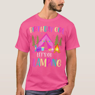Lets Go Glamping Birthday Supplies Lycklig Glamper T Shirt