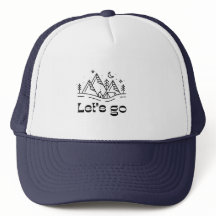 Let's Go Mountain Hatt | Äventyrs Truckerkeps |