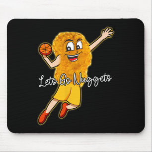 Lets Go Nuggets - Chicken Nugget Bysketbyll Player Musmatta