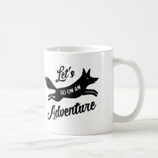 Let's Go On An Adventure White Mug Kaffemugg