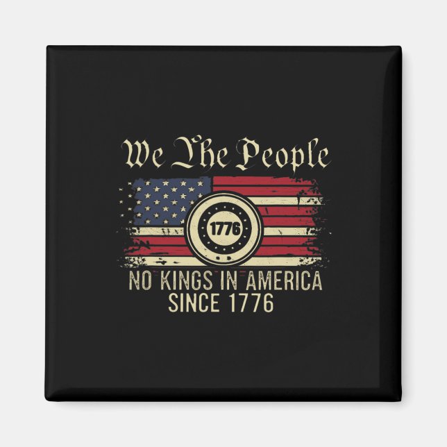 Let's Go Taco Inga Kungar I Amerika Sedan 1776 Ame Magnet (Framsidan)