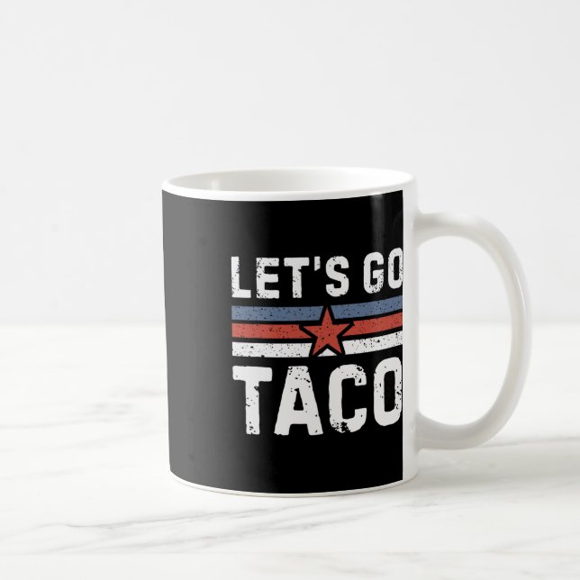 Let's Go Taco - Vintage 2  Kaffemugg (Höger)