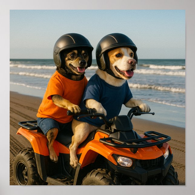 "Let's God ATVing" Poster (Framsidan)