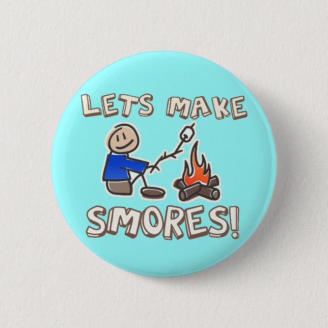 Lets gör S'mores! Knapp (Framsida)