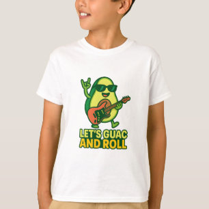 Lets Guac och Roll Avocado Shirt T