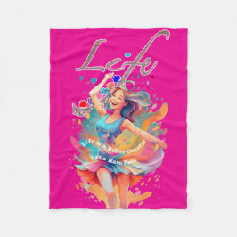 Let's Have Fun,Life a Roller Coaster Fleecefilt