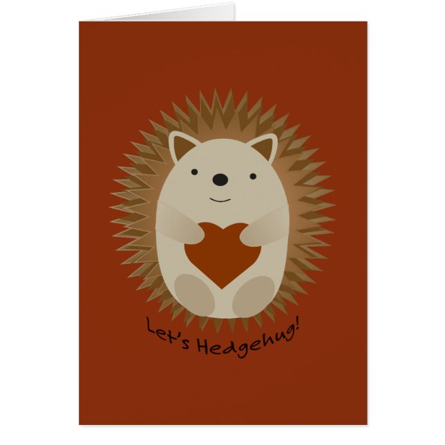 Lets Hedgehug Hegehog OBS Kort (Framsidan)