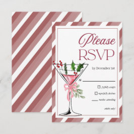 Let's Jingle and Mingle Holiday Party RSVP Tilläggskort