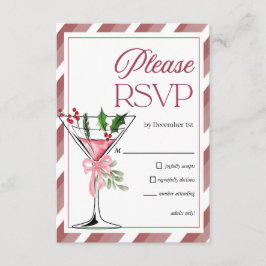 Let's Jingle and Mingle Holiday Party RSVP Tilläggskort