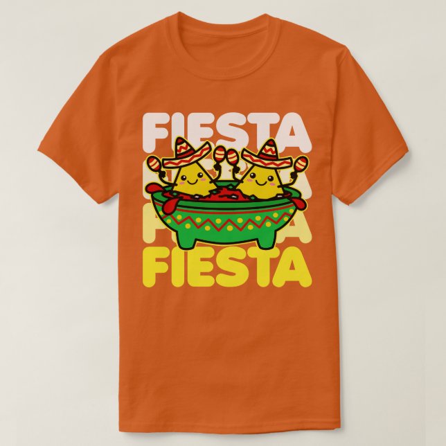 Lets Kawaii Chip Salsa T Shirt (Design framsida)