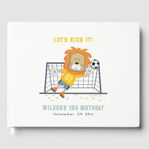 Lets Kick Lejon Goalkeeper Ocer Barns födelsedag Gästböcker