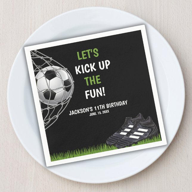 Let's Kick up the fun!, Fun Soccer Birthday Pappersservett (Skapare uppladdad)