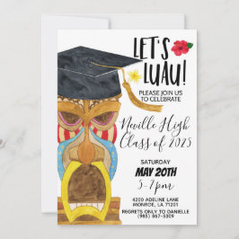 Let's Luau Party Invitation Inbjudningar