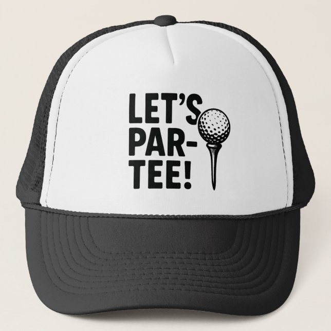 Let's Par-Tee Golf Hat Keps (Framsida)
