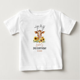 Let's Party Till the Cows Come Home 2nd Birthday T Shirt