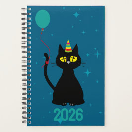 LET'S PARTY! - Tipsy Black Cat Planner