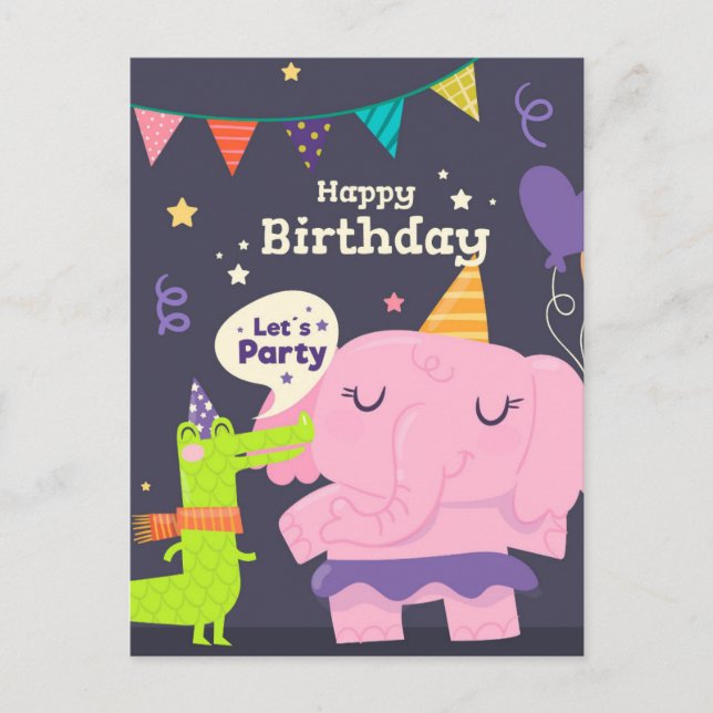 Lets Party Vykort (Framsida)