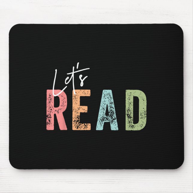 Let's Read Book Nerd Reading Book Lover Librarian  Musmatta (Framsidan)