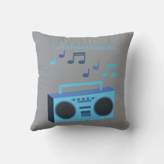 Let's rewind to the 90's kudde (Baksida)