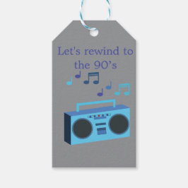 Let's rewind to the 90's presentetikett