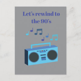 Let's rewind to the 90's vykort