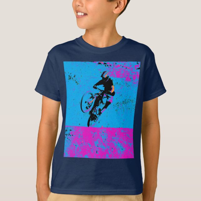 Lets Ride! - Bergsområden Biker T Shirt (Framsida)