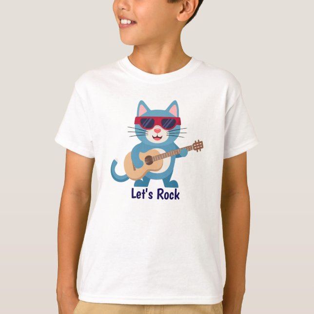 Let's Rock T-Shirt (Framsida)