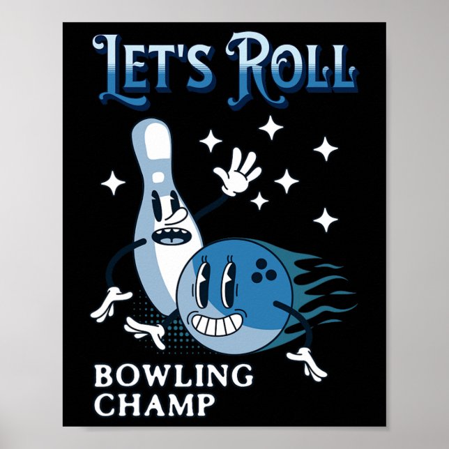 Let's Roll Bowling Mästare  Poster (Framsidan)