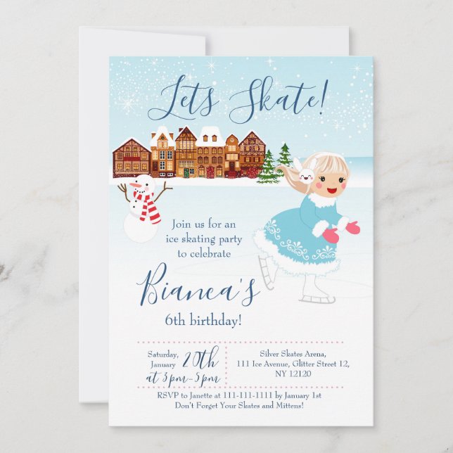 Lets Skal-födelsedagsinbjudan Inbjudningar (Framsida)