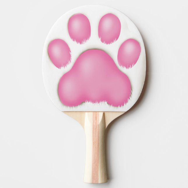 Let's smash it with the paw! pingisracket (Framsidan)