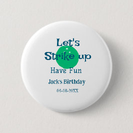 Let's strike up have fun green ball birthday name  knapp