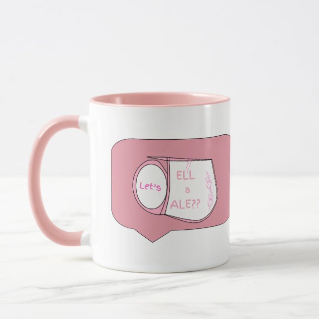 Lets "T"ell A Tale - Tea Cup Design Mugg (Vänster)
