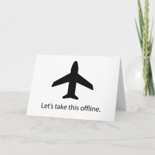 Let's take this offline. Big Plane. Kort
